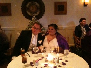 Robert and Rebecca Asheuer on their Wedding Day